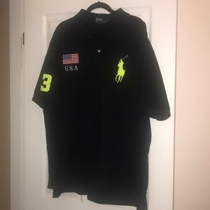 Men’s Polo Ralph Lauren Black Polo (3XB)